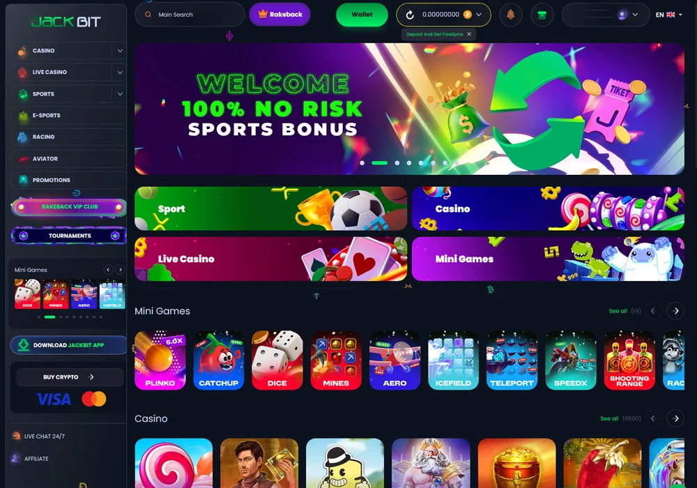 casino with btc